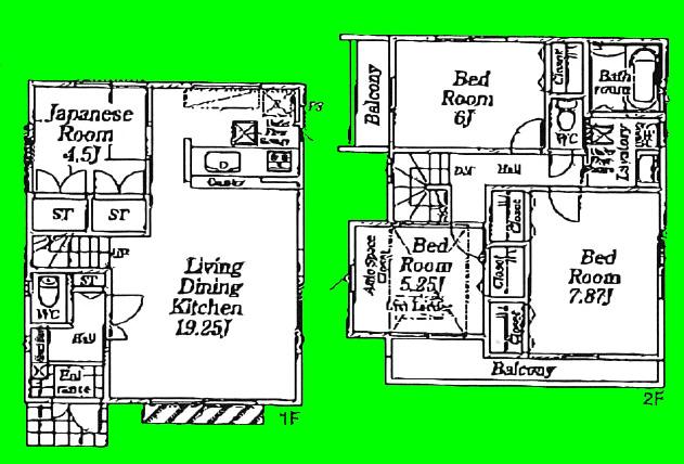 Floor plan. (12), Price 35,800,000 yen, 4LDK, Land area 100.51 sq m , Building area 97.6 sq m