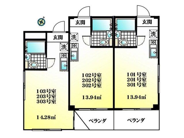 Floor plan. 47 million yen, Land area 82.68 sq m , Building area 126.54 sq m Niiza Kurihara 3-chome One house sell the apartment floor plan