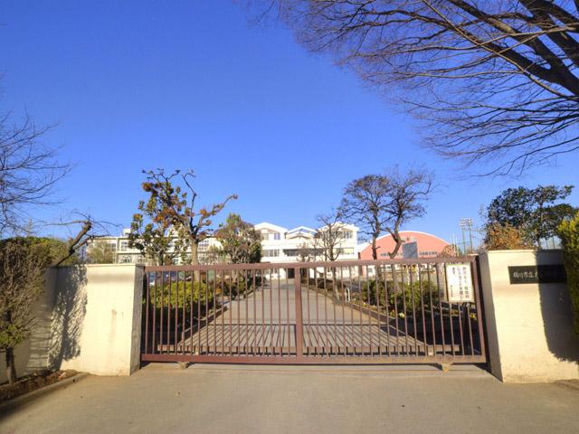 Junior high school. Until Okegawa 390m