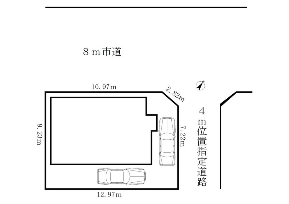 Compartment figure. 27,800,000 yen, 4LDK, Land area 117.53 sq m , Building area 96.05 sq m
