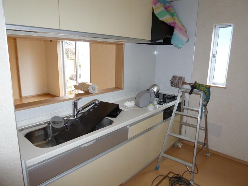 Kitchen. It is completed in a little more.