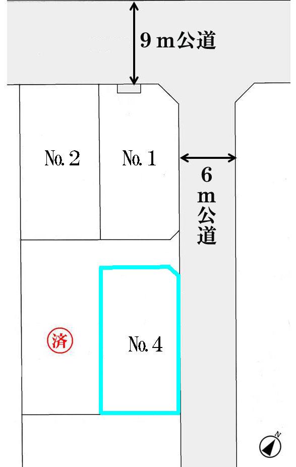 Compartment figure. 25,800,000 yen, 4LDK, Land area 136.08 sq m , Building area 104.6 sq m