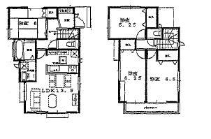 Floor plan. (E), Price 35,800,000 yen, 4LDK, Land area 101.74 sq m , Building area 85.94 sq m