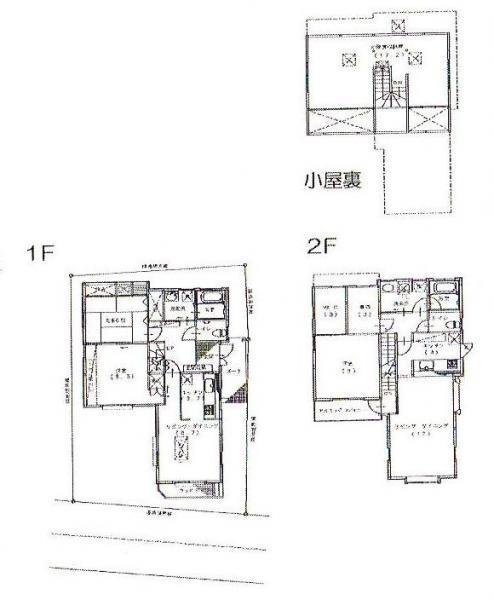 Floor plan. 69,500,000 yen, 3LDK, Land area 139.39 sq m , Building area 141.15 sq m