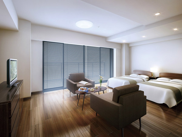 Shared facilities.  [Guest rooms] Guest room or children's room, etc., Adopt a shared space that will help the day-to-day life. According to the application of life, You can use conveniently your. (Guest room Rendering)