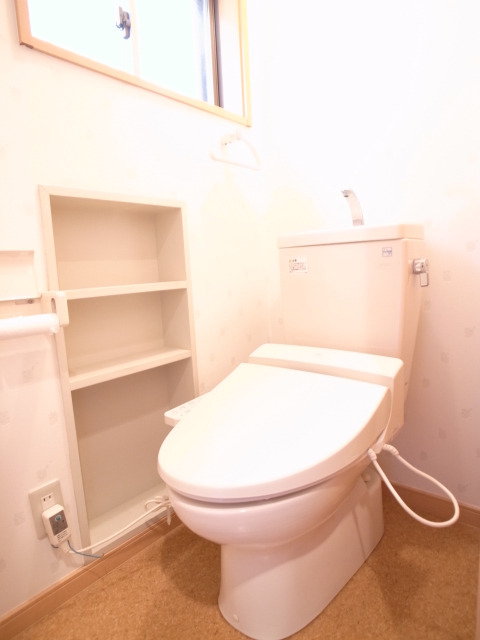 Toilet. Washlet ・ Glad shelf