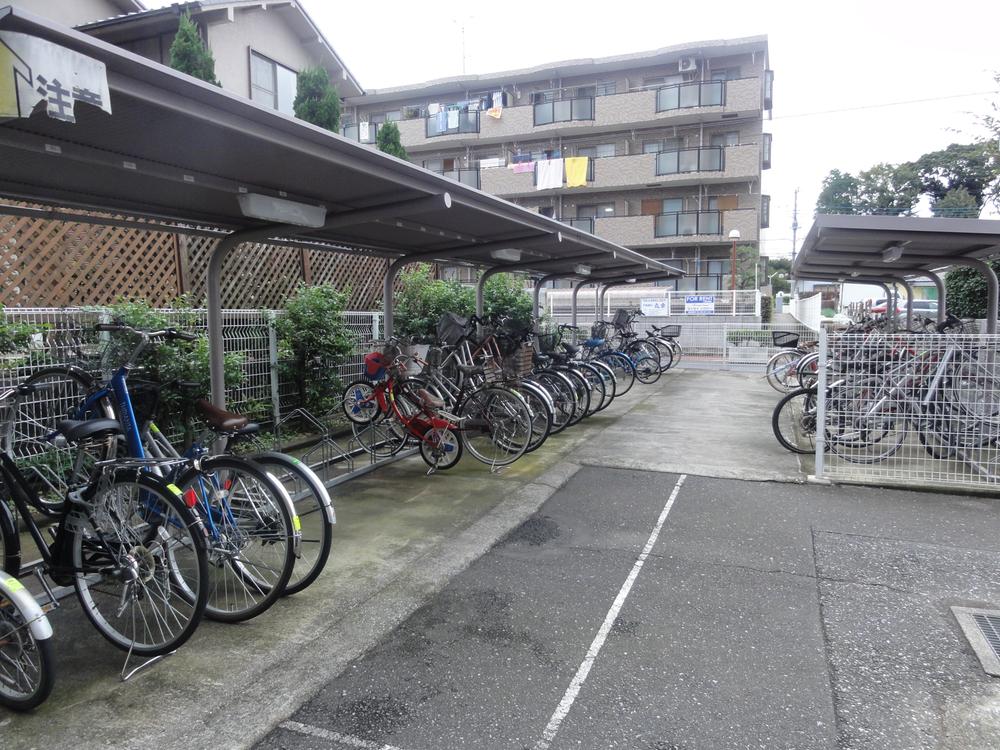 Other. Bicycle parking lot with a roof