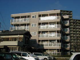 Building appearance. Sunny with spacious balcony