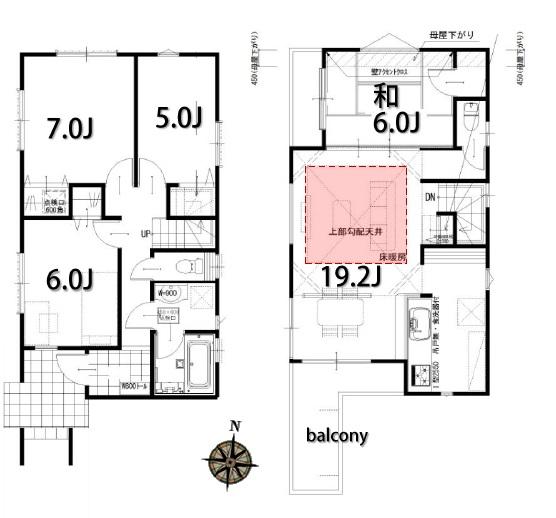 Floor plan. 41,800,000 yen, 4LDK, Land area 100.57 sq m , Building area 94.36 sq m