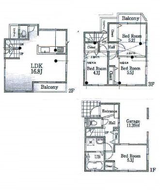 Floor plan. 32,800,000 yen, 4LDK, Land area 56.82 sq m , Building area 99.26 sq m floor plan