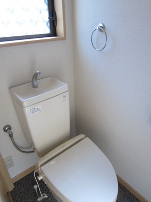 Toilet. You can also ventilation with windows! 