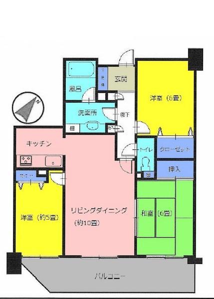 Floor plan. 2LDK+S, Price 19,800,000 yen, Occupied area 62.49 sq m