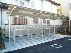 Other common areas. On-site bicycle parking lot