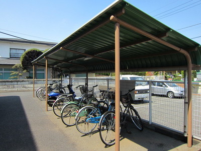 Other common areas. There covered bicycle parking