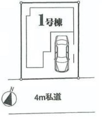 Compartment figure. 28.8 million yen, 4LDK, Land area 59.04 sq m , Building area 108.69 sq m