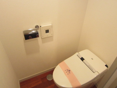 Toilet. Toilets are equipped with a bidet!