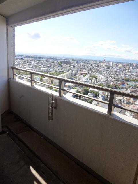 Balcony. Wide balcony! Is the laundry dried easy ☆ 