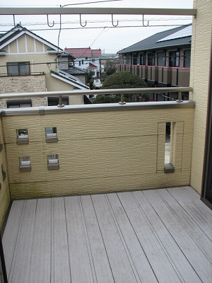 Balcony. Spacious balcony