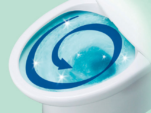 Interior.  [Water-saving toilet] Around the water flow is all round firm, Rinse the dirt clean. Also easy to clean dirt with less. Water-saving type of large cleaning 6 liters, Warm water cleaning toilet seat is a comfortable toilet with a power-saving mode.