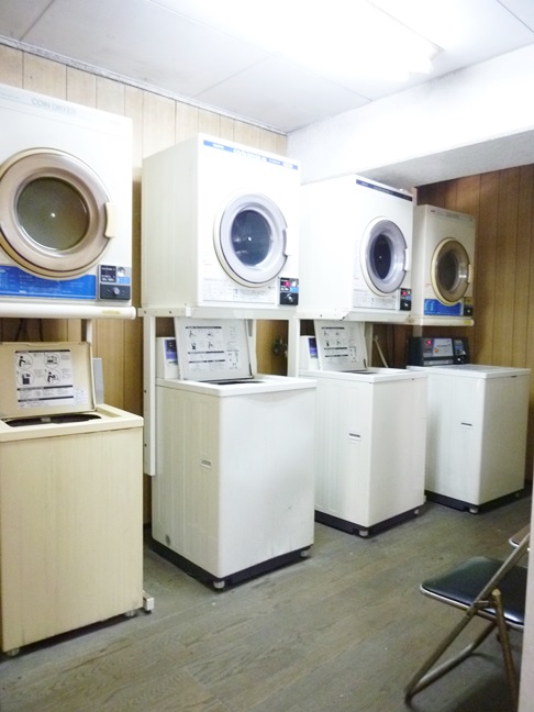 Other common areas. Coin-operated laundry and 24 hours on the first floor OK garbage dump equipped