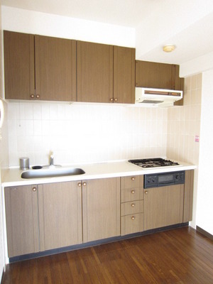 Kitchen. System kitchen where you can enjoy the dishes