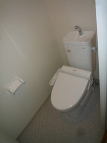 Toilet. With warm water washing toilet seat