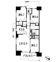 Floor: 3LDK + N + WIC, the occupied area: 73.86 sq m, Price: 47,440,000 yen, now on sale