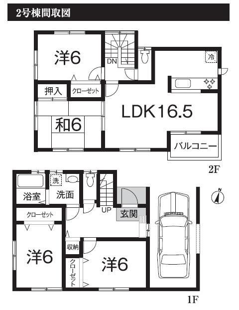 Floor plan. 431m until Seiyu Yono shop