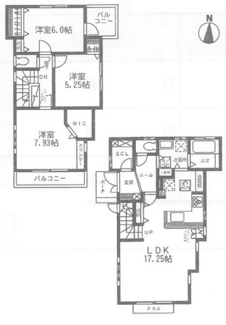 Floor plan. (9 Building), Price 49,950,000 yen, 3LDK, Land area 115.89 sq m , Building area 92.12 sq m