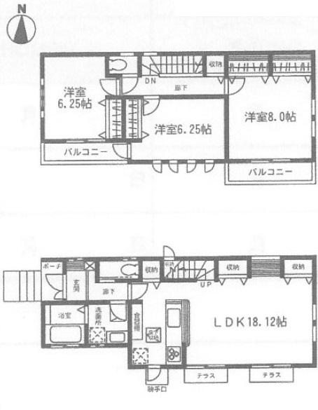 Floor plan. (10 Building), Price 54,140,000 yen, 3LDK, Land area 103.75 sq m , Building area 95.01 sq m