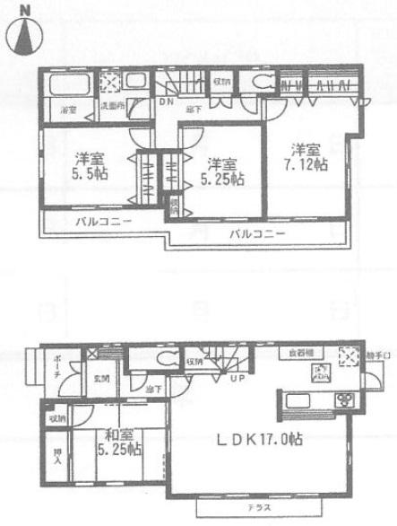 Floor plan. (11 Building), Price 53,520,000 yen, 4LDK, Land area 100.52 sq m , Building area 95.84 sq m