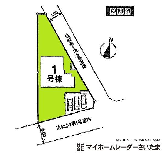 Compartment figure. 24,800,000 yen, 4LDK, Land area 262.61 sq m , Building area 107.64 sq m   ☆ Is also safe your garage space parallel three OK visitor.   ☆ Storage capacity is also very happy with the large cloak  ☆ Everyone will delight your family in 4LDK of firm room. 