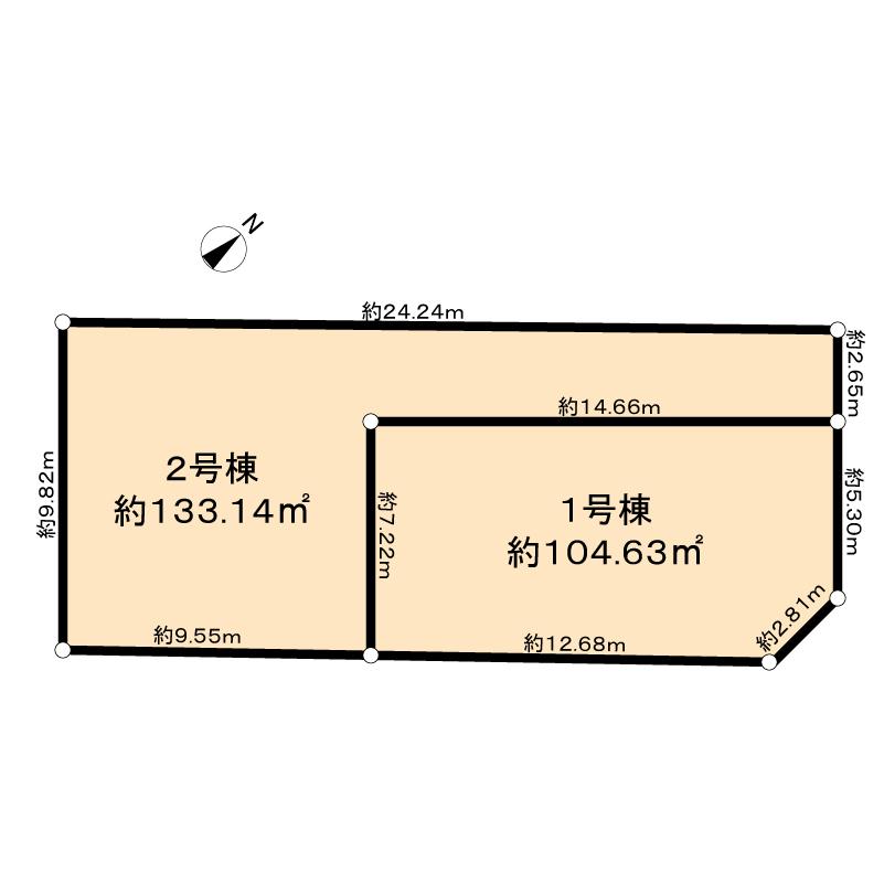 Compartment figure. 26,900,000 yen, 4LDK, Land area 104.63 sq m , Building area 104.33 sq m
