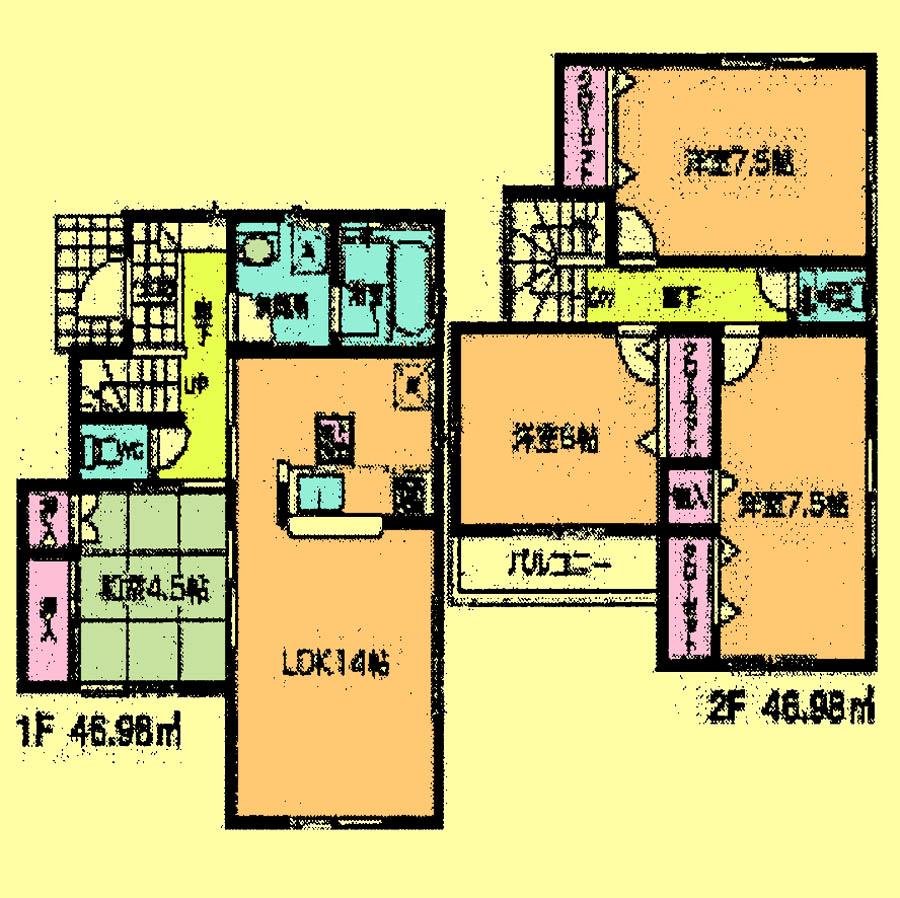 Floor plan. 27,800,000 yen, 4LDK, Land area 120.09 sq m , Building area 93.96 sq m located view in addition to this, It will be provided by the hope of design books, such as layout. 