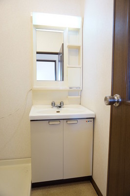 Washroom. Hotel is a wash basin of like