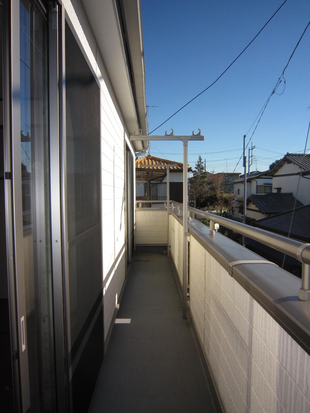 Balcony. It dries laundry is well ☆