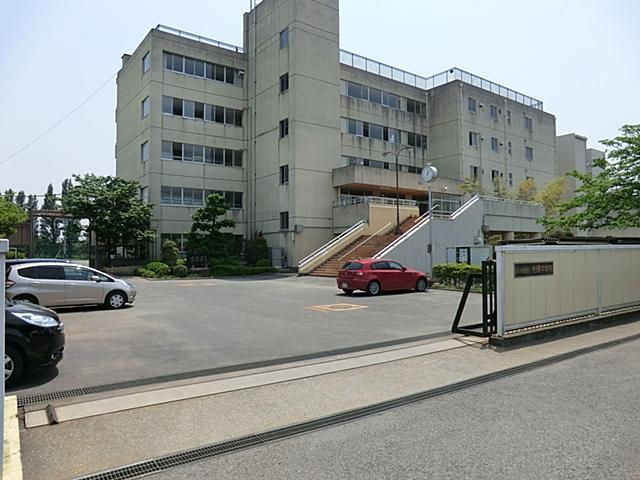 Junior high school. 800m until the Saitama Municipal white poplar junior high school