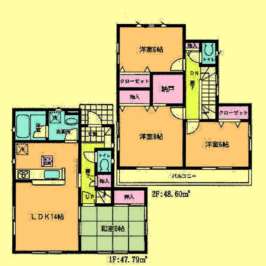 Floor plan. 22,800,000 yen, 4LDK, Land area 97.65 sq m , Building area 96.39 sq m located view in addition to this, It will be provided by the hope of design books, such as layout. 