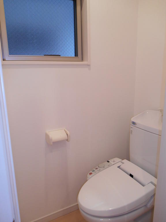 Toilet. With window