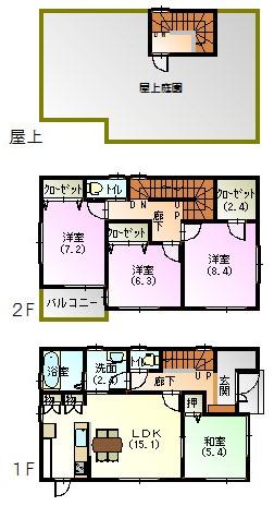 Floor plan. 29,800,000 yen, 4LDK, Land area 132 sq m , Building area 119.5 sq m reference diagram. now, It responds to the consultation! ! 