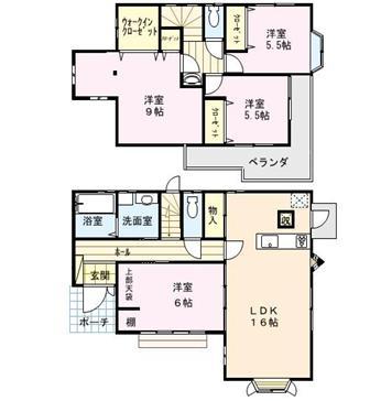 Floor plan. 21 million yen, 4LDK, Land area 120.3 sq m , Building area 103.5 sq m
