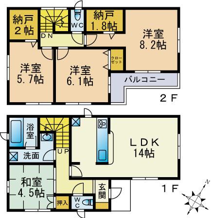 Other. 3 Building floor plan 25.8 million yen