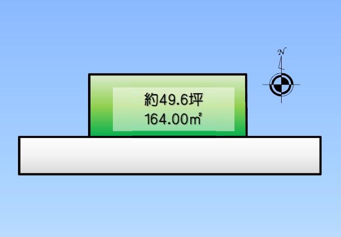 Compartment figure. Land price 59,800,000 yen, Land area 164 sq m