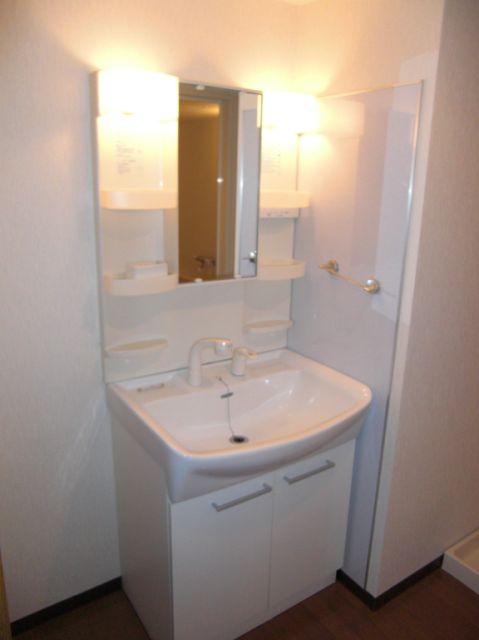 Washroom. With shampoo dresser