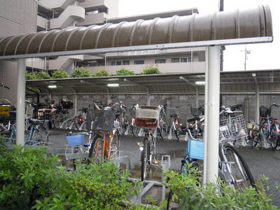 Other common areas. Place for storing bicycles