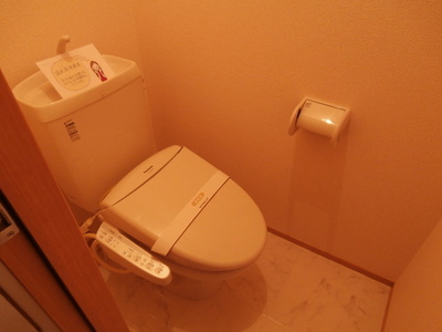 Toilet.  ☆ Warm water washing toilet seat ☆ 