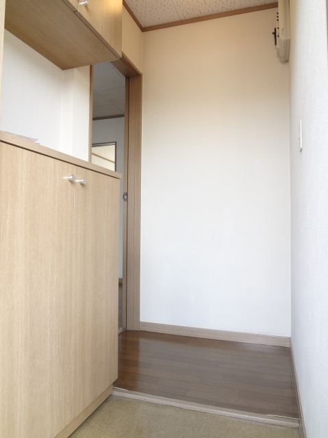 Entrance. Not visible in the room also opened the door.