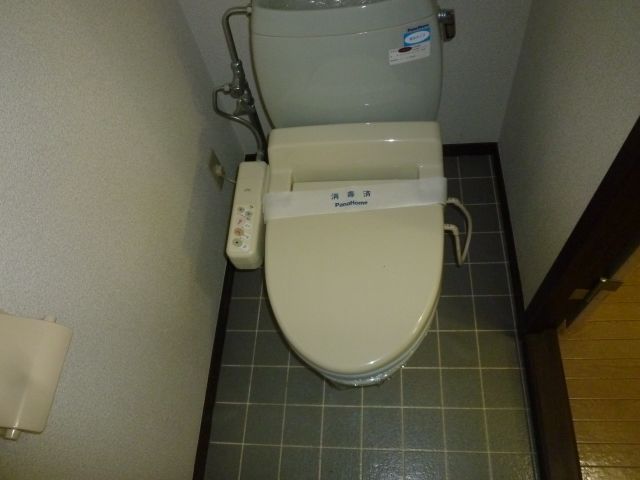 Toilet. Even toilet