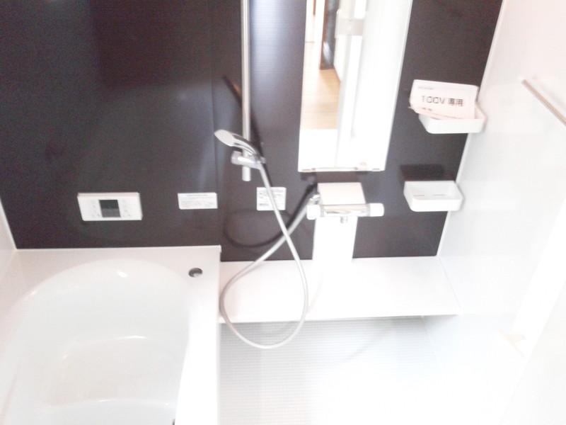 Bathroom. With bathroom dryer