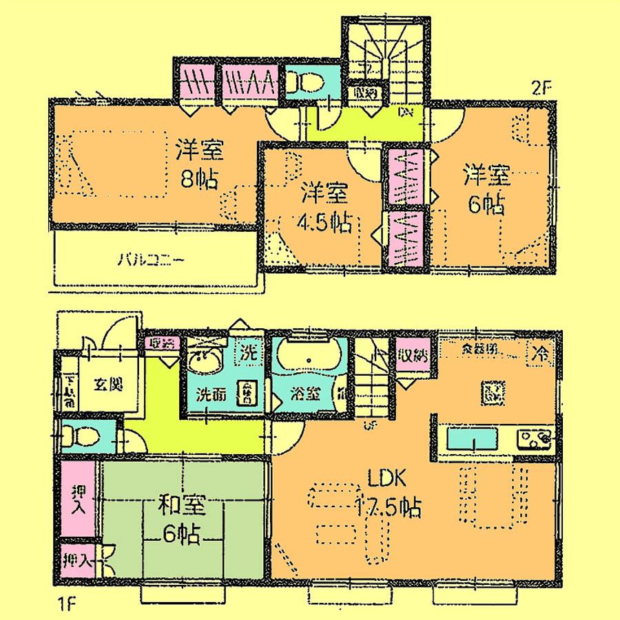 Floor plan. 34,800,000 yen, 4LDK, Land area 172.85 sq m , Building area 101.02 sq m located view in addition to this, It will be provided by the hope of design books, such as layout. 